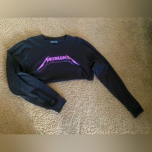Metallica crop top